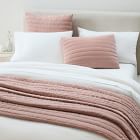 Cotton Velvet Pick Stitch Quilt &amp; Shams