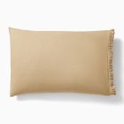 European Flax Linen Ruffle Pillowcases