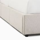 Upholstered Side Storage Bed Frame