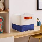Canvas Colorblock Baskets
