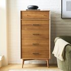 Mid-Century 5-Drawer Dresser (27&quot;)