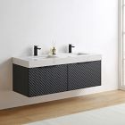 Baylor Floating Double Bathroom Vanity (48&quot;&ndash;72&quot;)