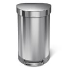 simplehuman Semi-Round Liner Rim Trash Can