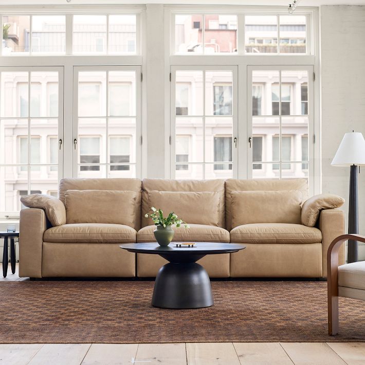 Harmony Modular Leather Reclining Sofa (84&quot;&ndash;117&quot;)