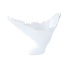 Burled Glossy White Vase