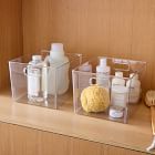 mDesign Clear Plastic Bins (Set of 2)
