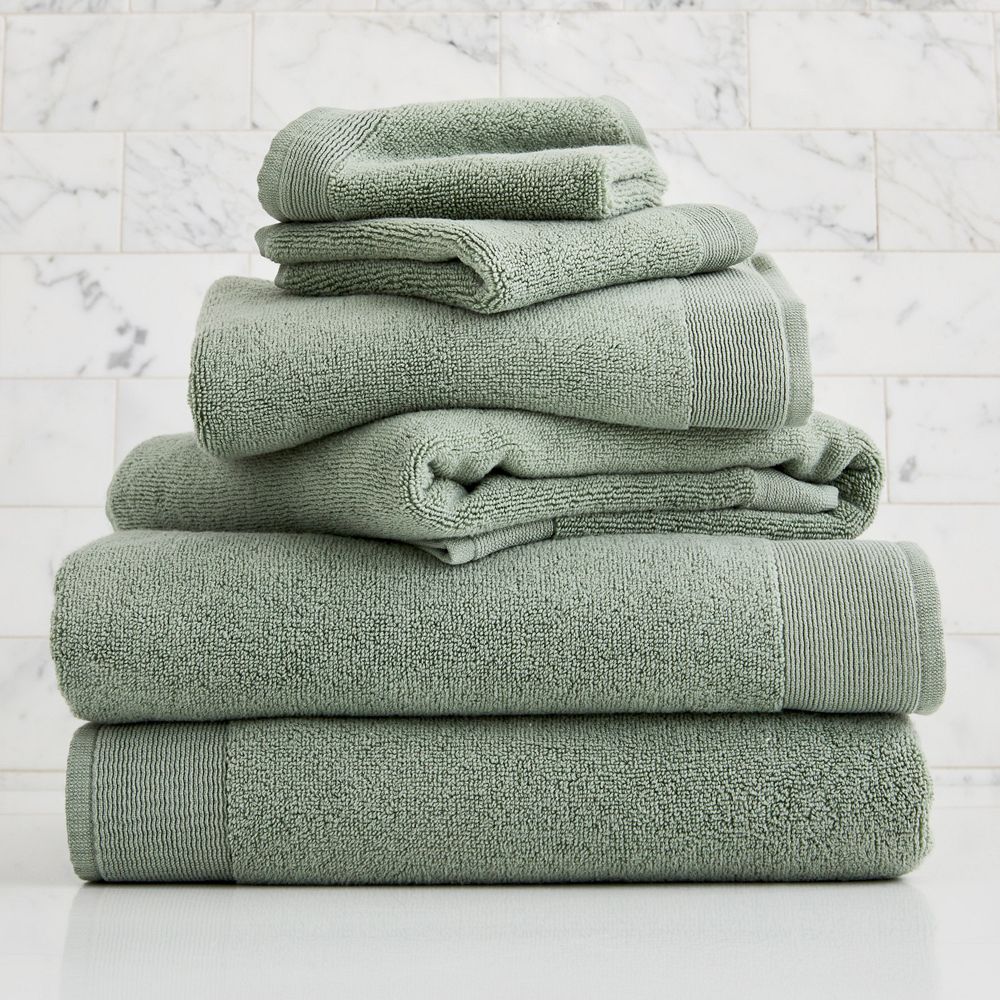 Plush Fibrosoft™ Bath Towels Eucalyptus