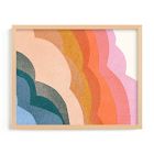 Rainbow Clouds Framed Wall Art by Minted for West Elm