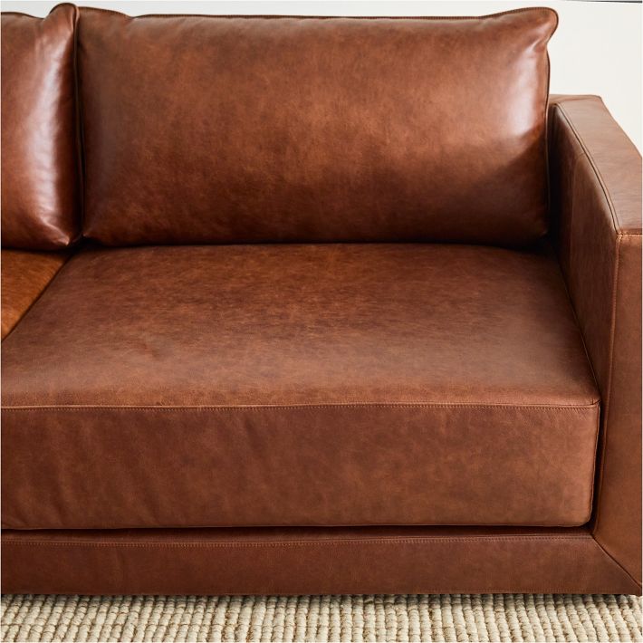 Melbourne Leather Sofa (76