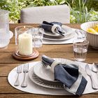 Textural Ceramic Napkin Ring Sets