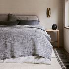 European Flax Linen Linework Quilt &amp; Shams