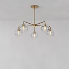 Sculptural 5-Light Chandelier - Build Your Own