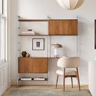 Ozzy Modular Wall Desk w/ Shelf Units (62")