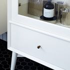 Mid-Century Bathroom Pharmacy Cabinet - White
