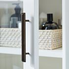 Mid-Century Bathroom Pharmacy Cabinet - White