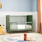 Mid-Century Painted Crib Conversion Kit Only