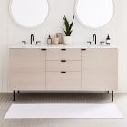 Organic Triangle Sculpted Bath Runner