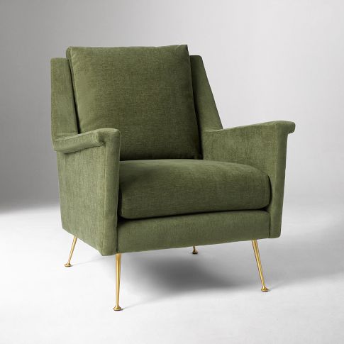 Carlo Mid-Century Chair - Metal Legs