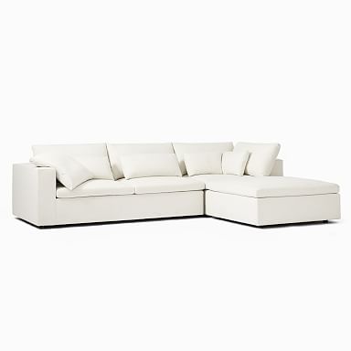 Harmony Modular 3-Piece Ottoman Sectional (118-128")