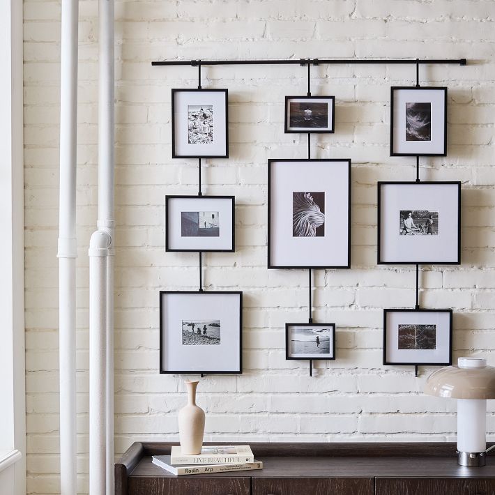 Modernist 3-Row Gallery Frame Rails | West Elm