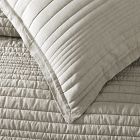 European Flax Linen Linework Quilt &amp; Shams