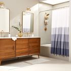 Organic Tufted Stripe Bath Mat