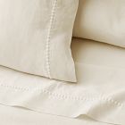 European Flax Linen Pom Pom Sheet Set