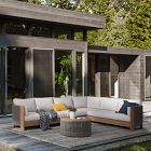 Porto Outdoor 4-Piece L-Shaped Sectional (129&quot;)