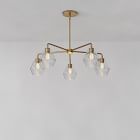 Sculptural 5-Light Chandelier - Build Your Own