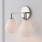 Sculptural 2-Light Geo Sconce