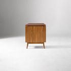 Mid-Century Modular Desk w/ 2 File Cabinets (70&quot;) - ADA