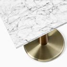 Claire Dining Table - Faux Marble - Rectangle