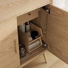 Mid-Century Single Bathroom Vanity (31.5") - Cerused White