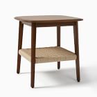 Open Box: Chadwick Mid-Century 20" Sq. Side Table, Cool Walnut