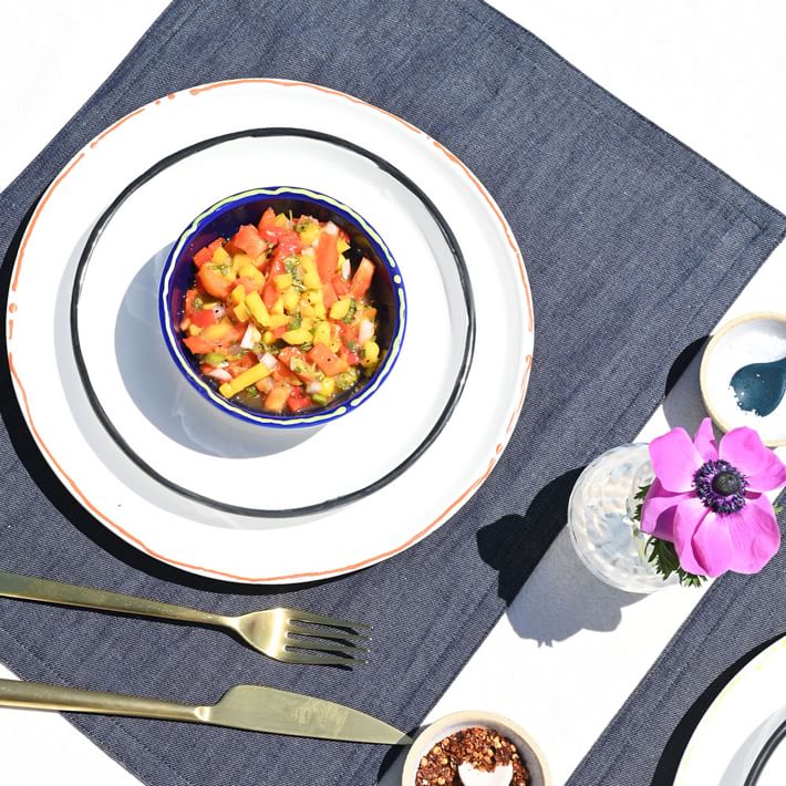 Atelier Saucier Dark Denim Placemat