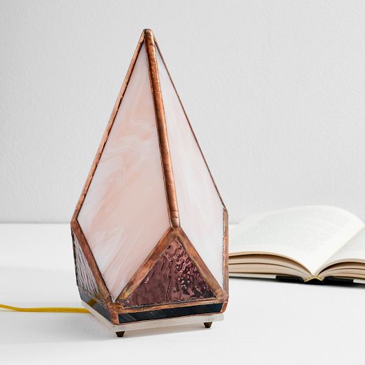 Friend of All Small Tabletop Greta Lamp - Amethyst