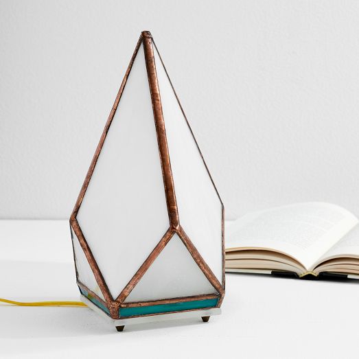 Friend of All Small Tabletop Greta Lamp - Amethyst