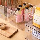 mDesign Clear Plastic Bins (Set of 2)