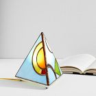 Friend of All Small Tabletop Pyramid Lamp - Orbitz