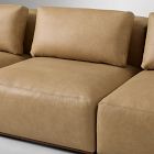 Quinten Leather Modular Armless Sofa (68&quot;&ndash;102&quot;)