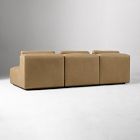 Quinten Leather Modular Armless Sofa (68&quot;&ndash;102&quot;)