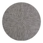 Striped Side Table