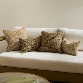 Woven Two-Tone Indoor/Outdoor Pillow | West Elm