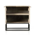 Carved Mango Wood Nightstand (25")