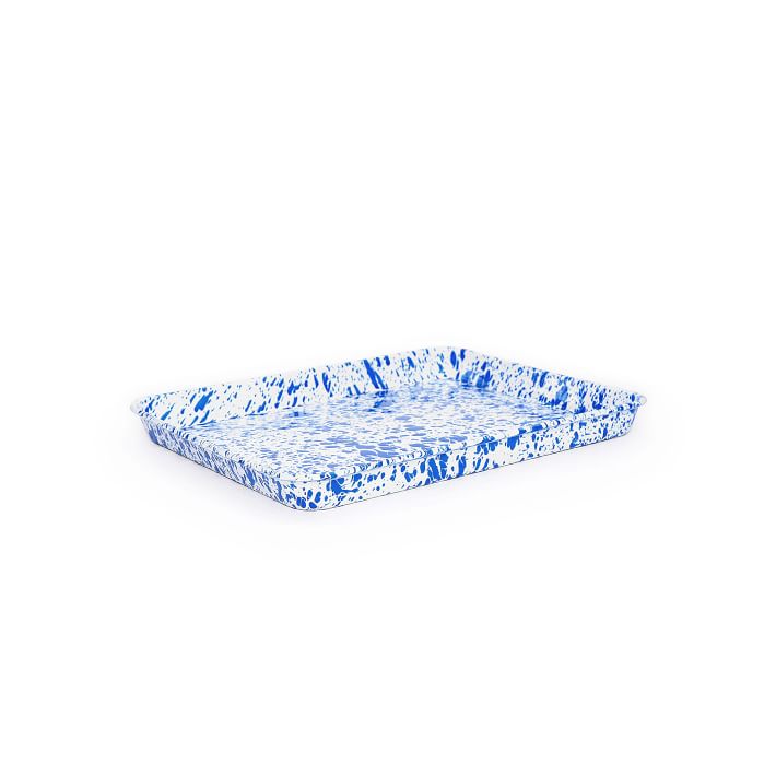 Crow Canyon Marble Splatter Enamel Serveware Collection