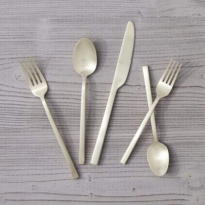 Briggs Flatware Set - Champagne Satin
