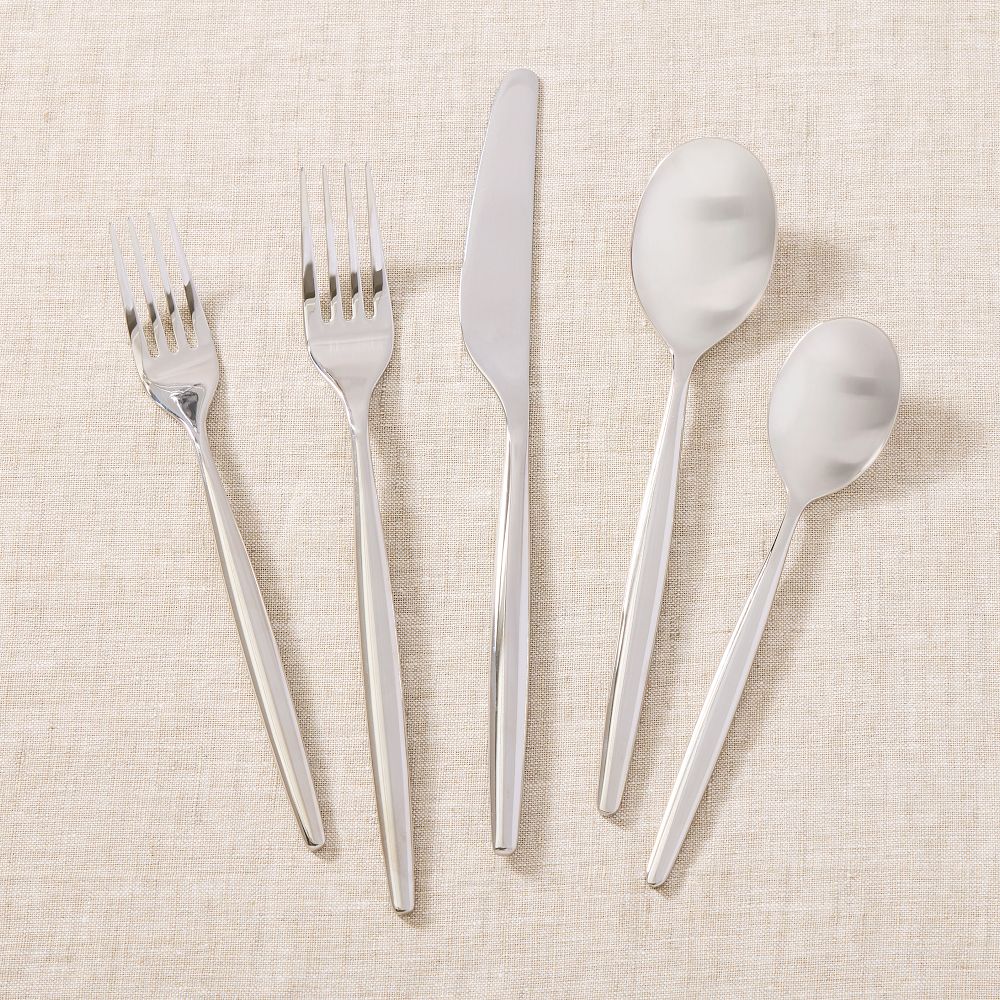 Sidney Flatware Sets - Mirrored (60-Piece)