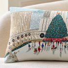 Nicole Cicak Plaza Christmas Tree Pillow Cover
