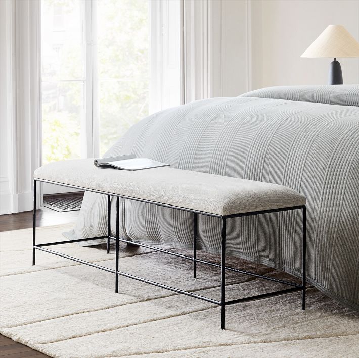 Delmar Bench Bellmore Bench | West Elm