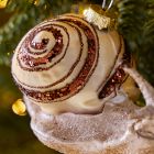 Glass Snail Ornament